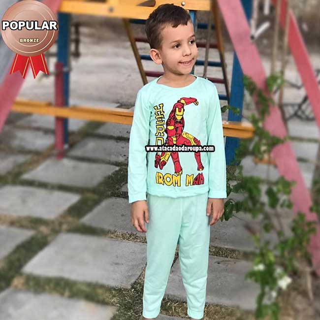 Pijama Infantil Feminino e Masculino