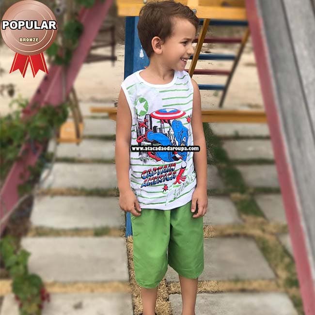Conjunto Infantil Masculino Algodão