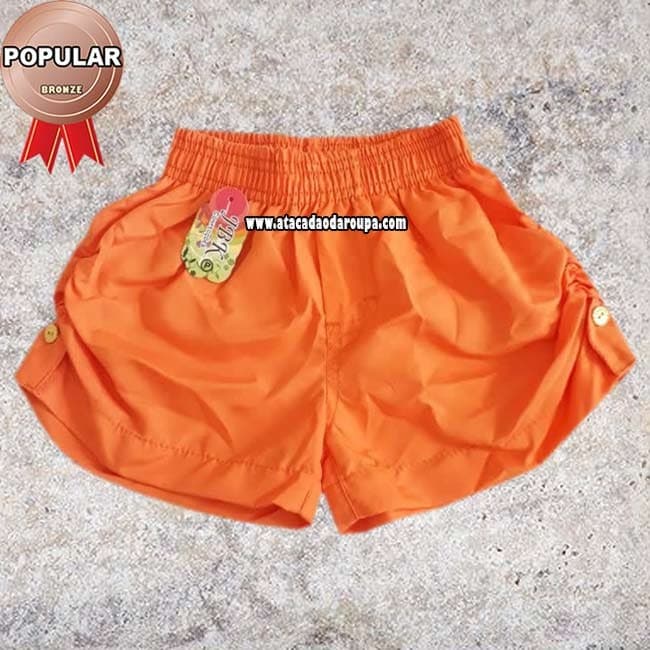 Short Tactel infantil Feminino