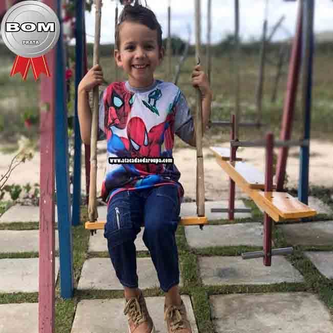 Calças Jeans Masculino P/M/G 2 a 6 anos