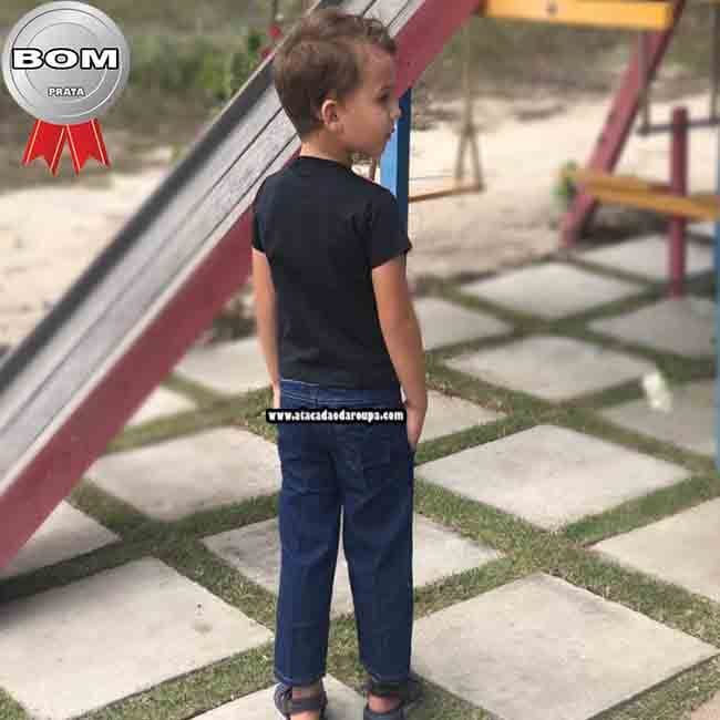 Calças Jeans Masculino P/M/G 2 a 6 anos