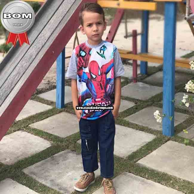 Calças Jeans Masculino P/M/G 2 a 6 anos