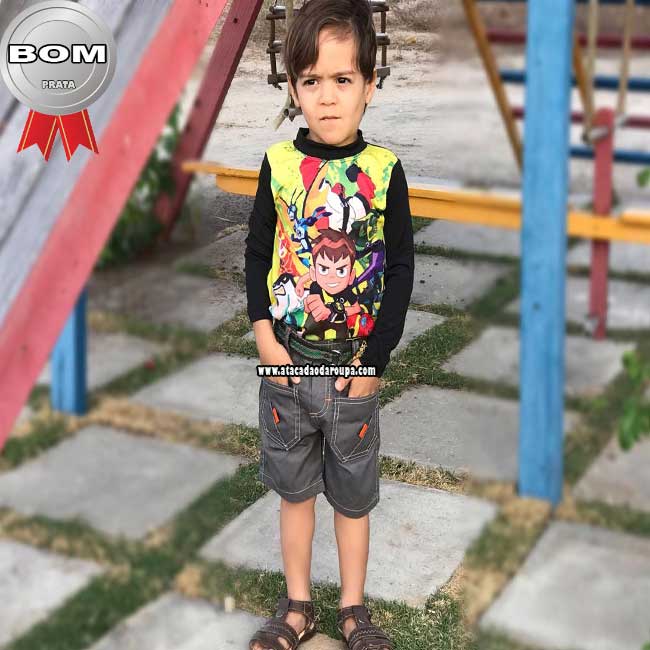 Short Brim Infantil Travessinhos 1 a 3 Anos