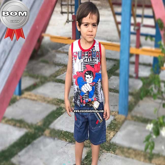 Short Brim Infantil Travessinhos 1 a 3 Anos
