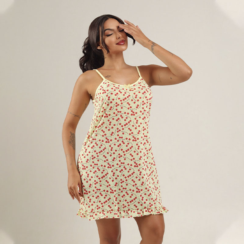 Camisola Estampada Algodão