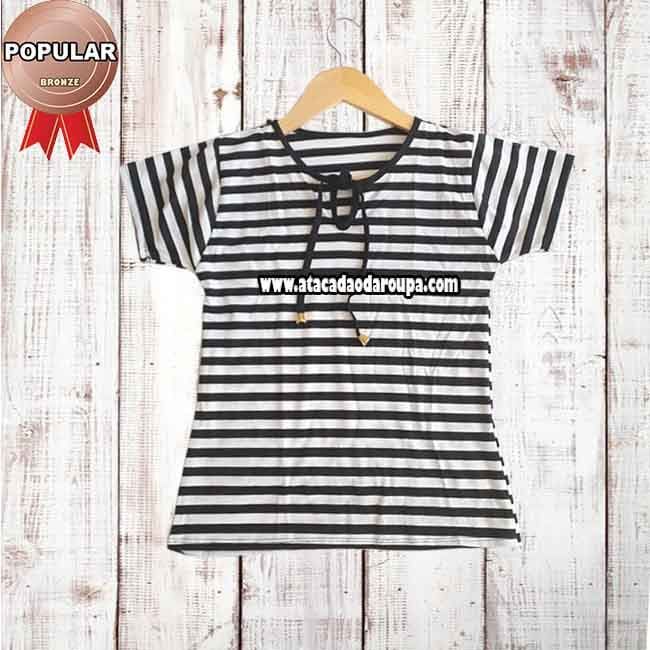 Blusa Modinha Juvenil P&B