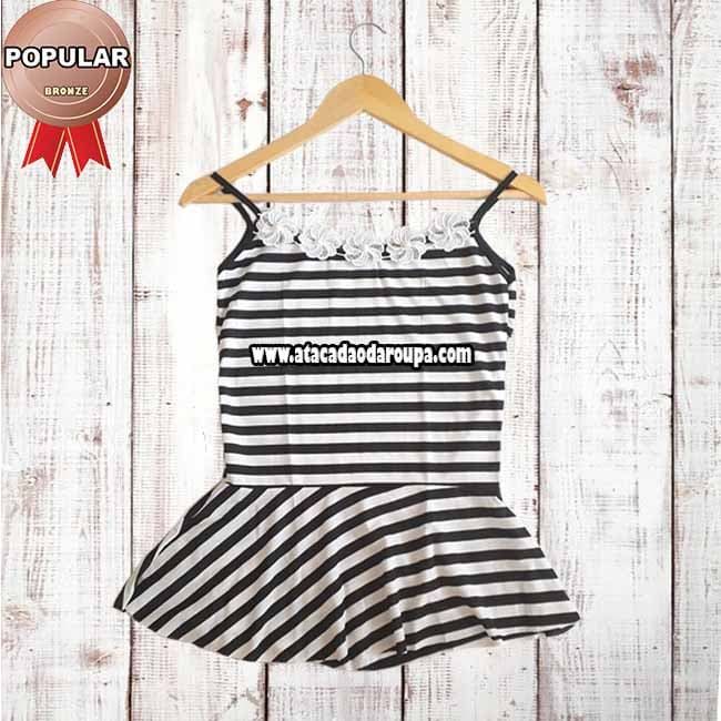 Blusa Modinha Juvenil P&B