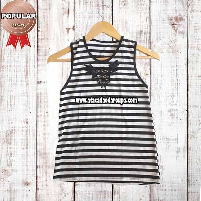 Blusa Modinha Juvenil P&B