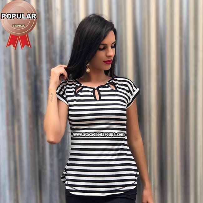 Blusa Modinha Juvenil P&B