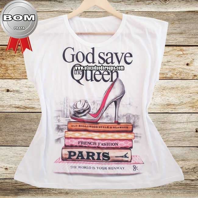 Blusas Modinha GG Sublimada