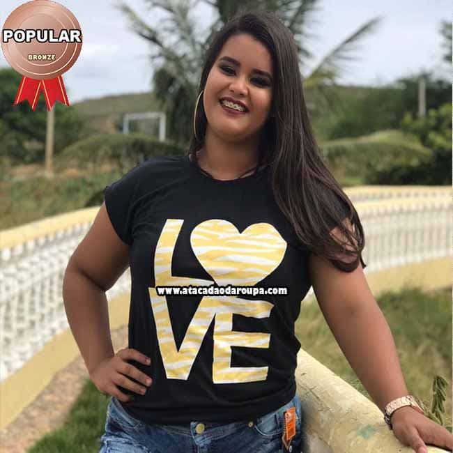Blusas Modinha GG Várias Estampas