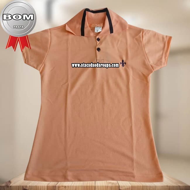 Blusa Gola Polo Algodão Feminino