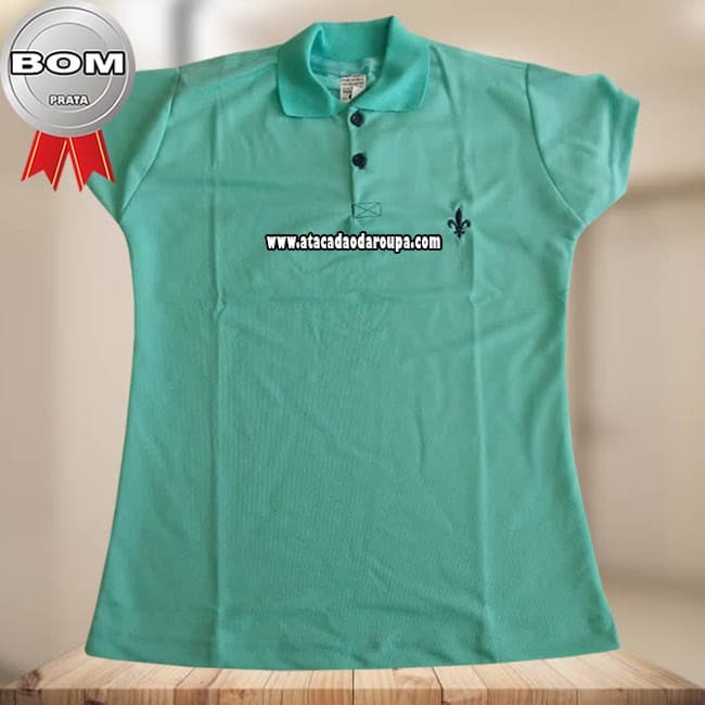 Blusa Gola Polo Algodão Feminino