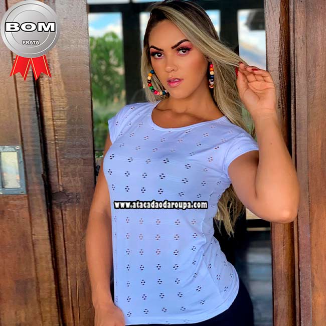 Blusas Malha Laise