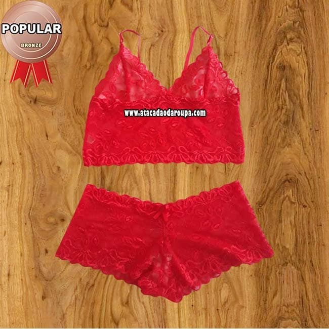 Lingerie Em Renda Várias Cores