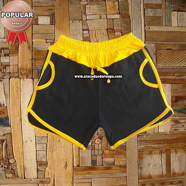 Short Curto Ribana com Bolso