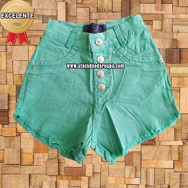 Short Brim Cintura Alta 36 ao 44