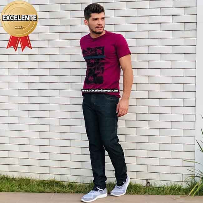 Calça Jeans Masculino Tradicional Adulto