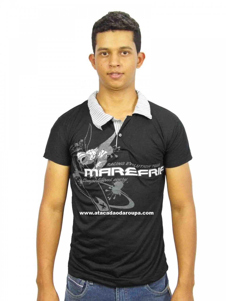 Camisa Gola Polo em Pv Juvenil