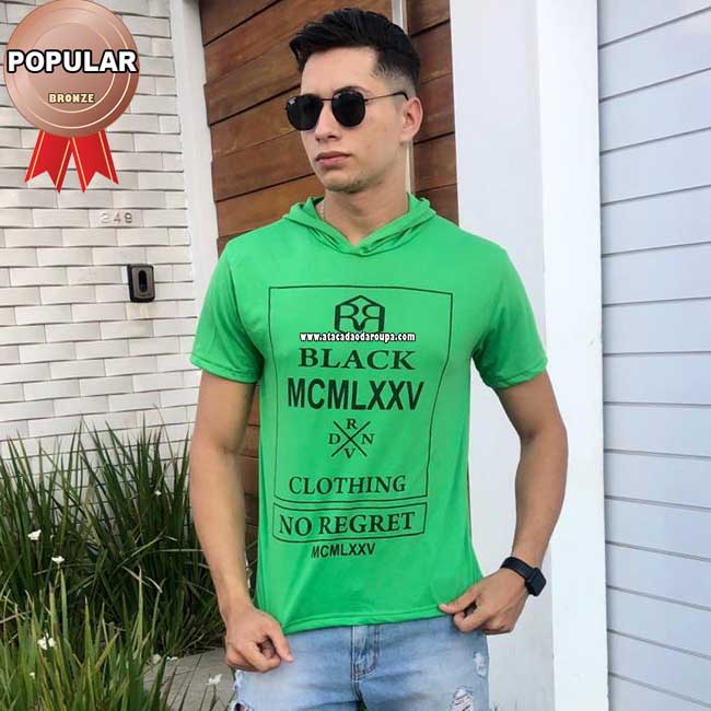 Camisa Masculina Com Capuz Juvenil