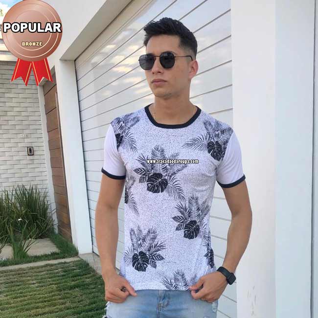 Camisa Masculina Gola Careca