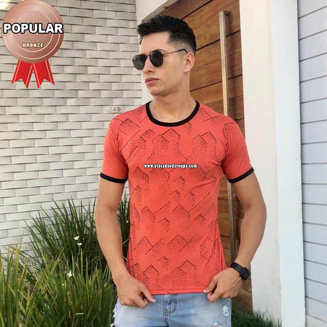 Camisa Masculina Gola Careca