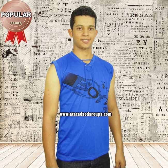 Camisas Masculina Sem Manga Estilo Machão