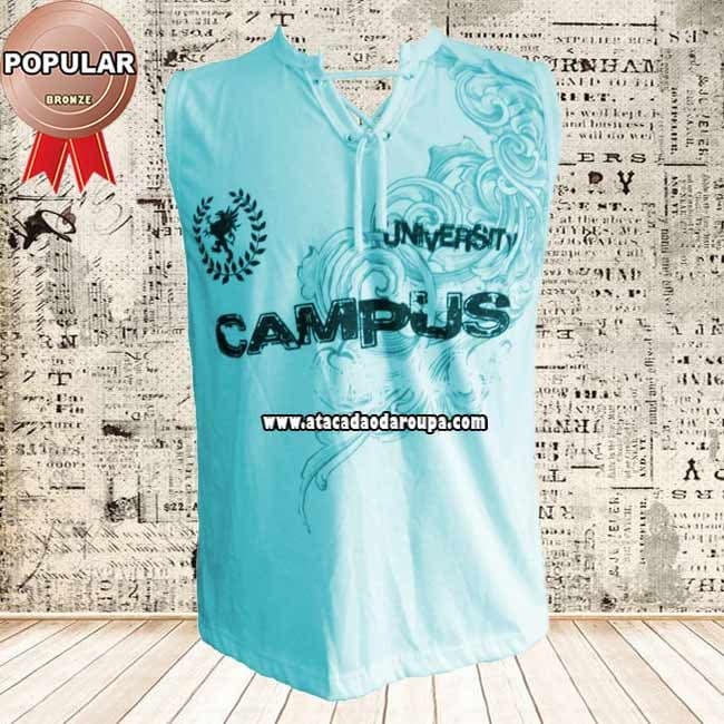 Camisas Masculina Sem Manga Estilo Machão