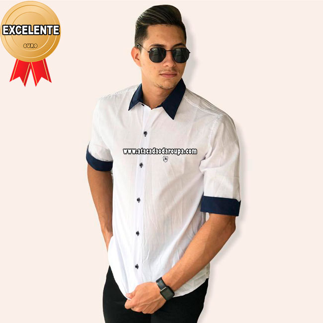 Camisa Social Masculina 3/4