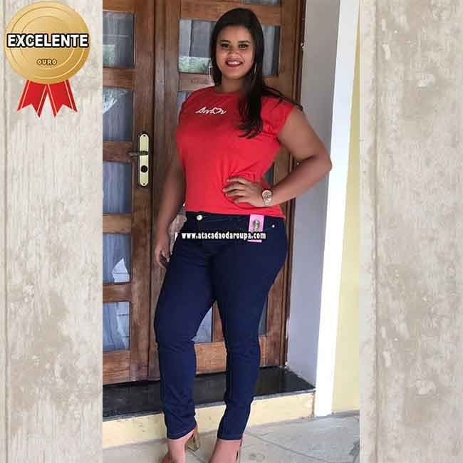 Calça Jeans Feminina Plus Size 46 ao 52