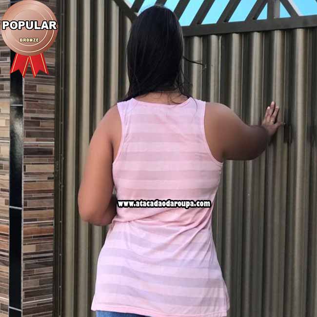 Regata Feminina Plus Size Estampado GG