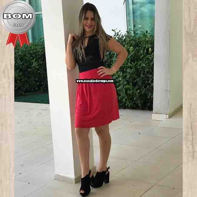 Saia Godê Estampada