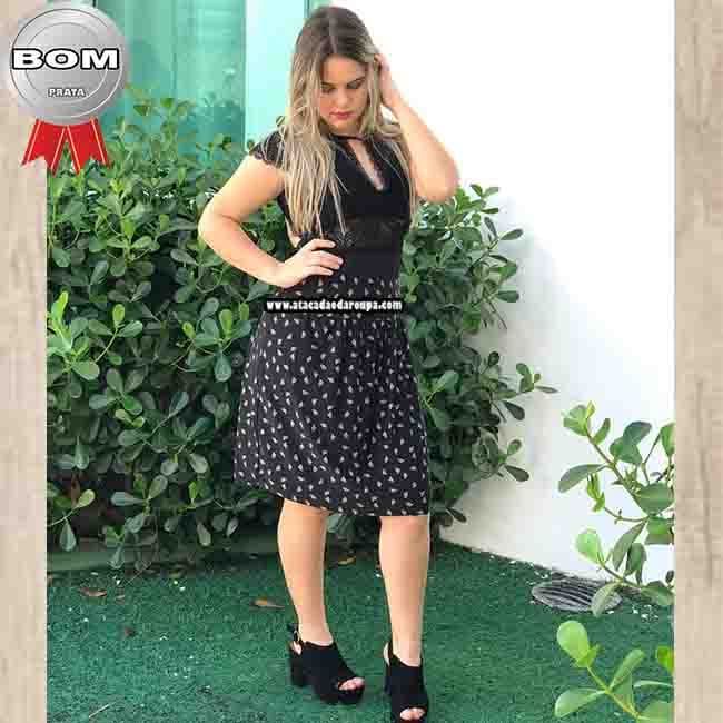 Saia Godê Estampada