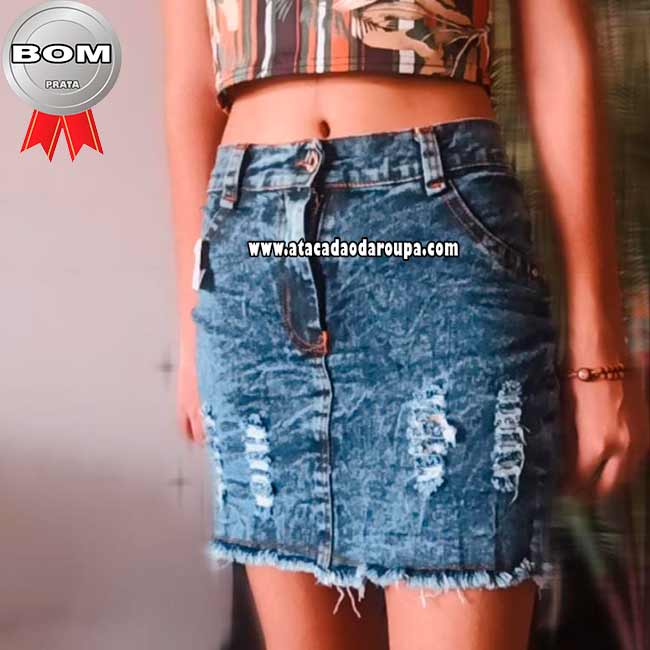 Saias Curta Jeans