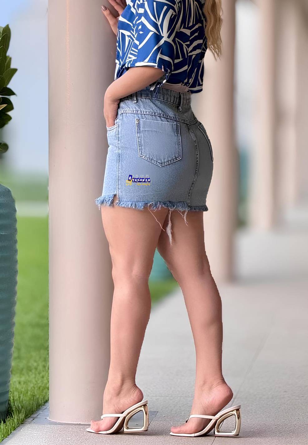 Saias Curta Jeans