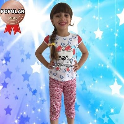 Conjunto Feminino 5 a 6 anos 