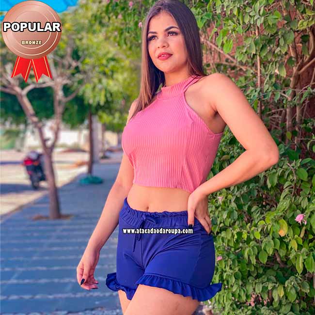 Short Liso Crepe