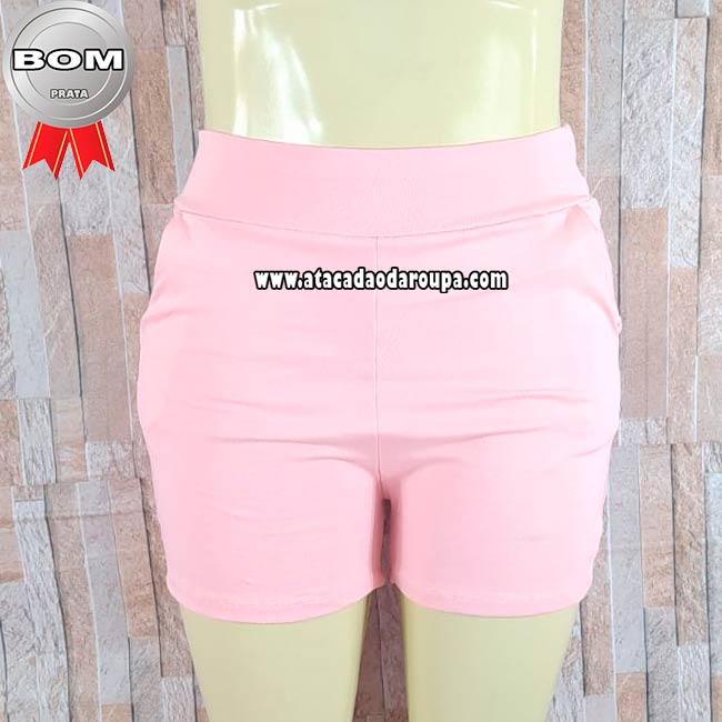 Short Feminino Ribana Liso G