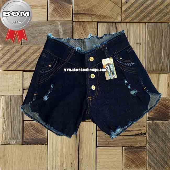 Short Jeans Feminino Desfiados 36 ao 40