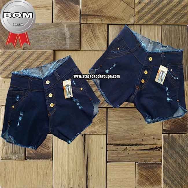 Short Jeans Feminino Desfiados 36 ao 40