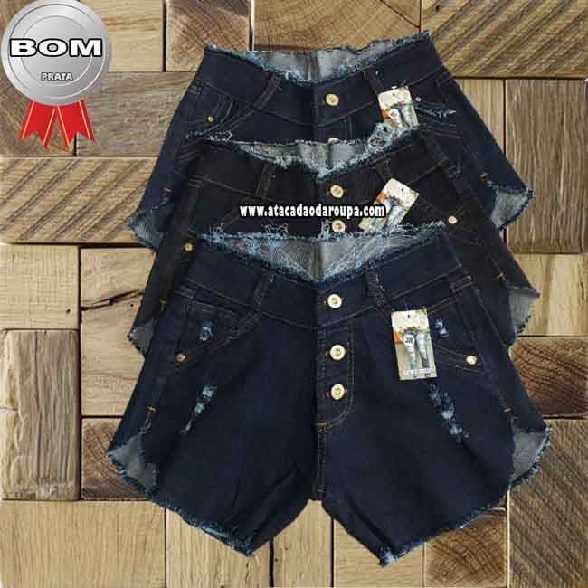 Short Jeans Feminino Desfiados 36 ao 40
