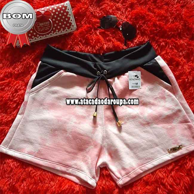 Short Moletom Flanelado Feminino