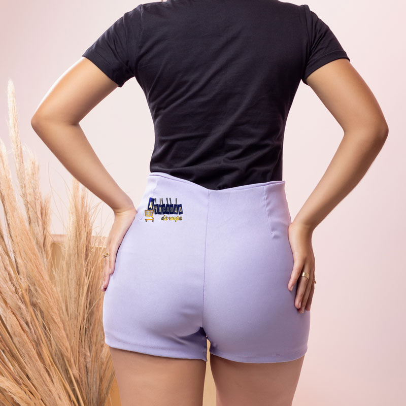 Short Saia Com Fenda