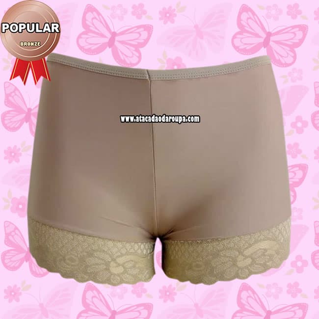 Short Microfibra Renda M