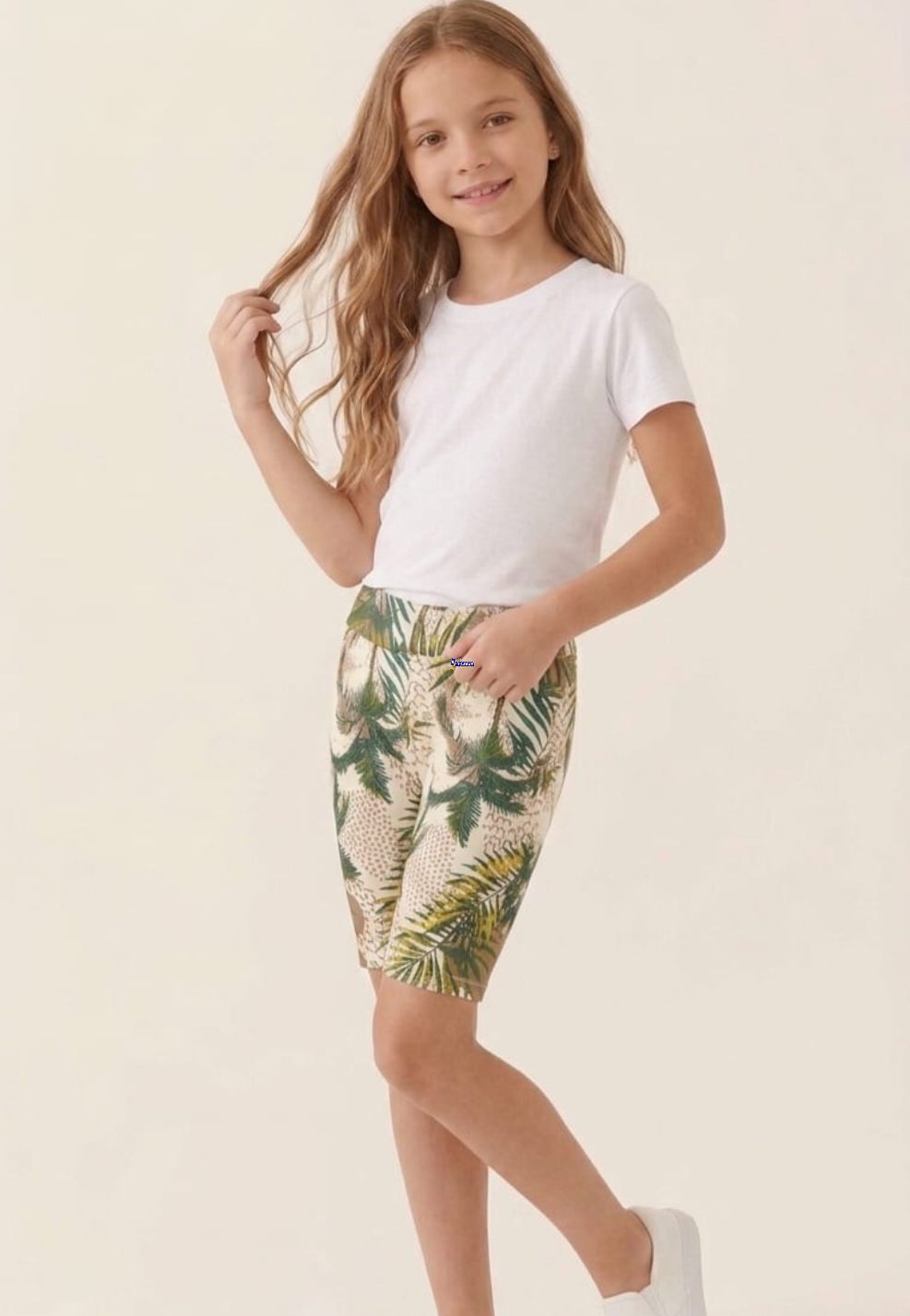 Bermuda Infantil Estampada Menina