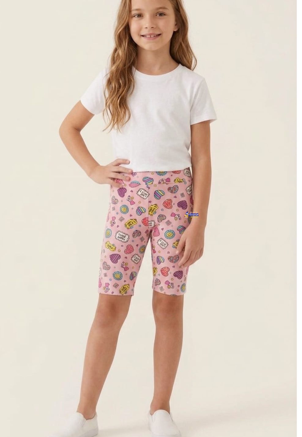 Bermuda Infantil Estampada Menina
