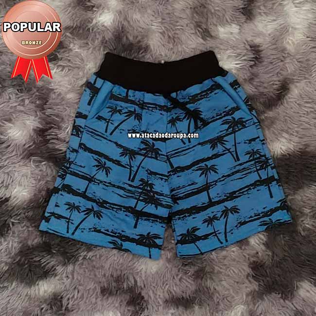 Shorts Moletom Infantil Basico