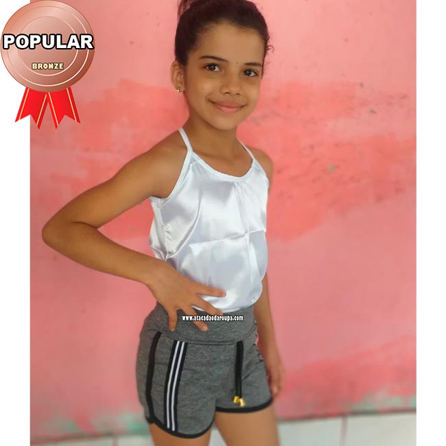 Short Infantil Blogueira 6 a 8 Anos