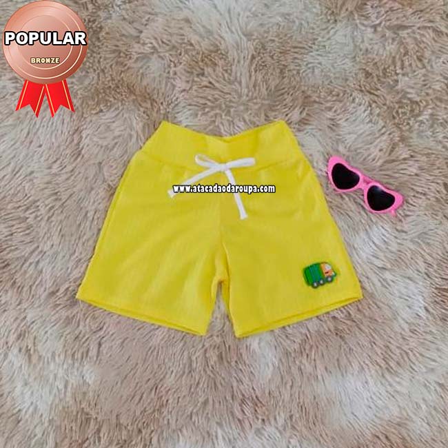 Shorts Infantil Canelados