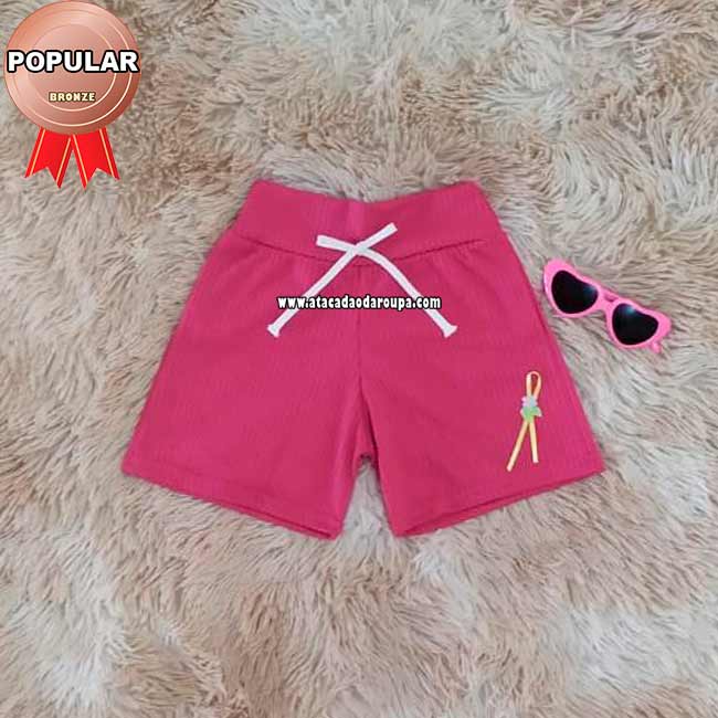 Shorts Infantil Canelados